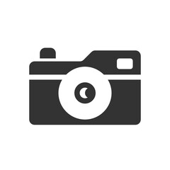 Compact Camera solid icon.