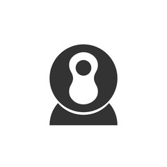 Webcam solid icon.