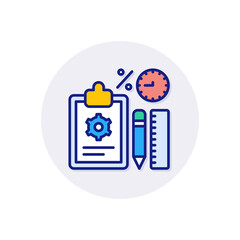 Business Planning icon in vector. Logotype