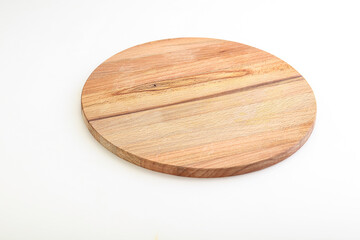 Wooden board for kitchen isolated