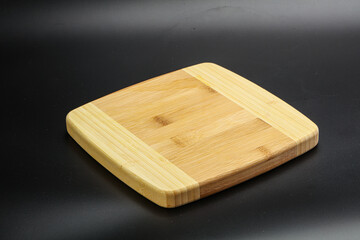 Wooden board for kitchen isolated