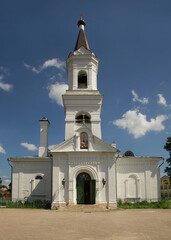 Fototapeta na wymiar Church of Life-Giving Trinity (White Trinity) in Tver. Russia