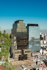 Cityscape of downtown Santiago de Chile