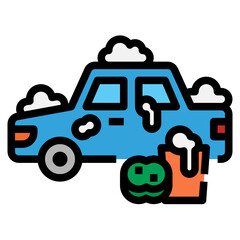 car wash line icon