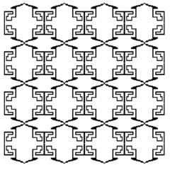 Luxury design Ornaments, Aztecs pattern background