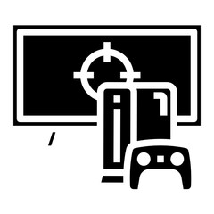 console glyph icon