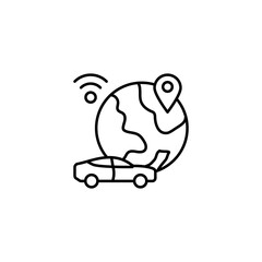 Delivery icon in vector. Logotype