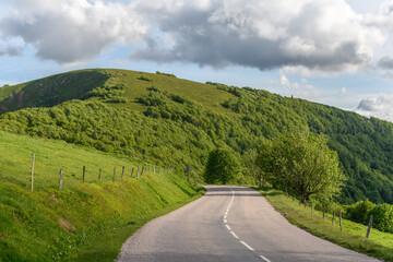 Route des crêtes in the Vosges mountains.
