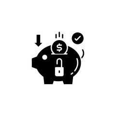 Funding icon in vector. Logotype