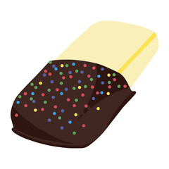 sweet chocolate dessert color illustration