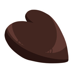 Fototapeta premium sweet chocolate dessert color illustration