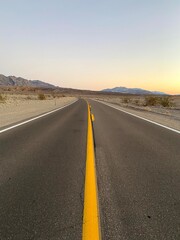 road in desert