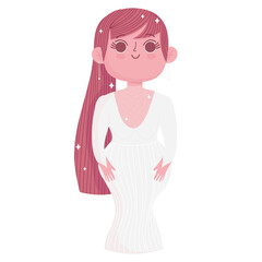 wedding bride cartoon