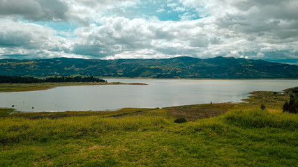 lake and mountains , Cundinamarca, Colombia
