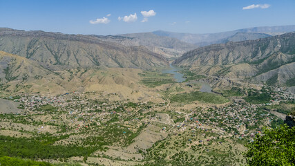 Russia, Dagestan, Mountain landscape. Gunib area