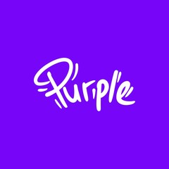 purple violet text design graphic vector illustration