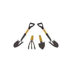 Shovel logo design inspiration