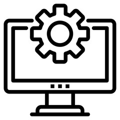 Config outline style icon