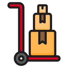 Loader color line style icon