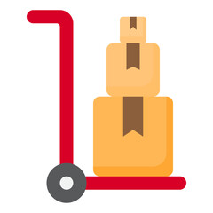 Loader flat style icon
