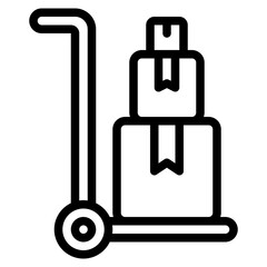 Loader outline style icon