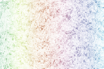 淡い虹色の結晶イメージ
