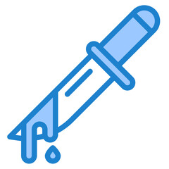 Knife blue style icon