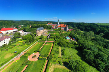 The castle of Nove Mesto nad Metuji (New Town over the river Metuje). Town is urban conservation...