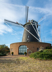 Highest located dutch windmill from 1858 in Voerendaal, Province Limburg