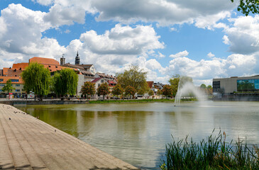 Böblingen, Oberer See und Altstadt