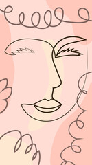 Fashion portrait of a model girl with sunglasses. Retro trendy colors poster or flyer.