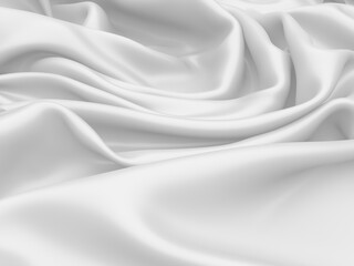 Fototapeta na wymiar White fabric texture background. Luxury cloth background