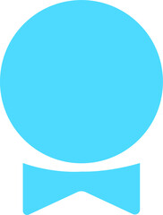 badge with ribbon icon