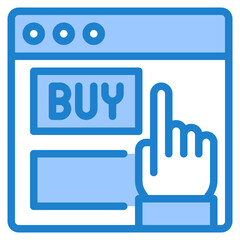Buy blue style icon