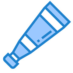 Water color blue style icon