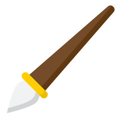 Paintbrush flat style icon