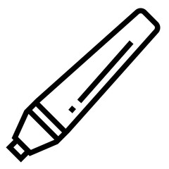 Pen marker outline style icon
