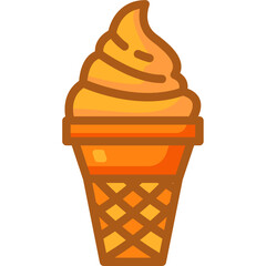 ice cream line icon