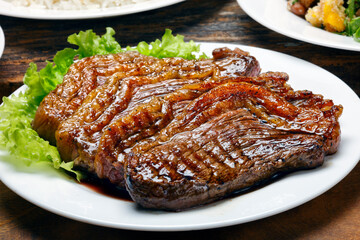 Picanha, traditional Brazilian barbecue.