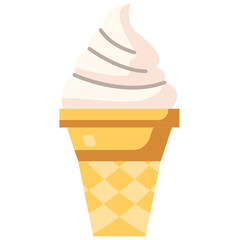 ice cream flat icon