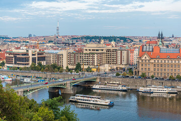 Obraz premium Prague city view
