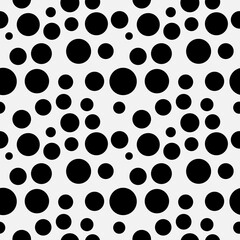 Circles wallpaper. Vector seamless circles ornament.