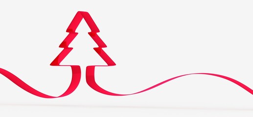 winter merry christmas card modern 3d minimal beautiful