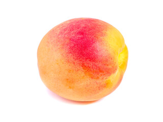 Fresh apricot isolated on white background, fruit