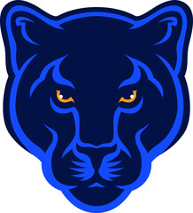 Head of Black Panther Sport Team Logo Design © DKG1111