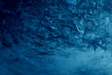 Dark blue concrete wall texture surface for abstract background