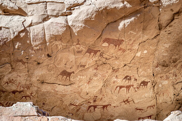 Chad's ancient Ennedi cave paintings, Africa