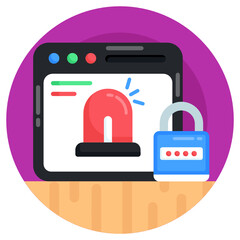 Obraz premium Web Security