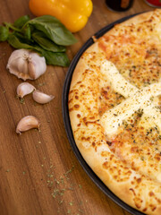 All flavors of pizza