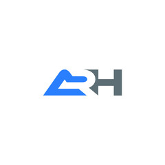 ARH logo ARH icon ARH vector ARH monogram ARH letter ARH minimalist ARH triangle ARH flat Unique modern flat abstract logo design 